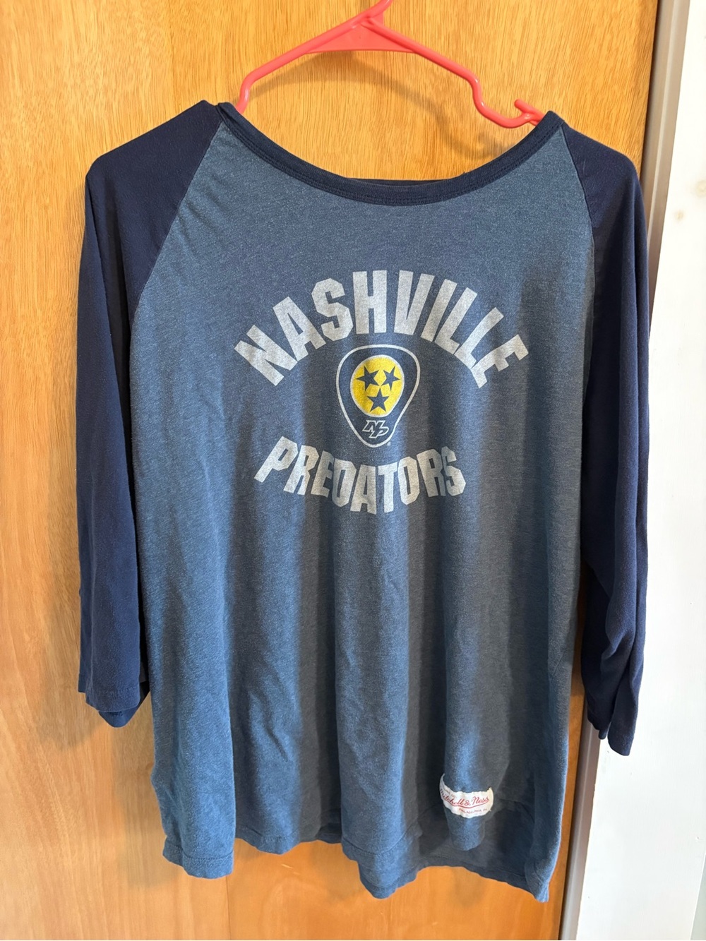 Mitchell & Ness Nashville Predators Unisex Shirt Size XL